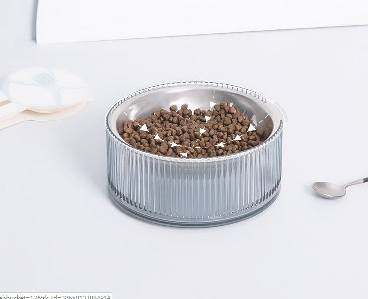 Dog Food Single Bowl Anti-Tip Cat Tray