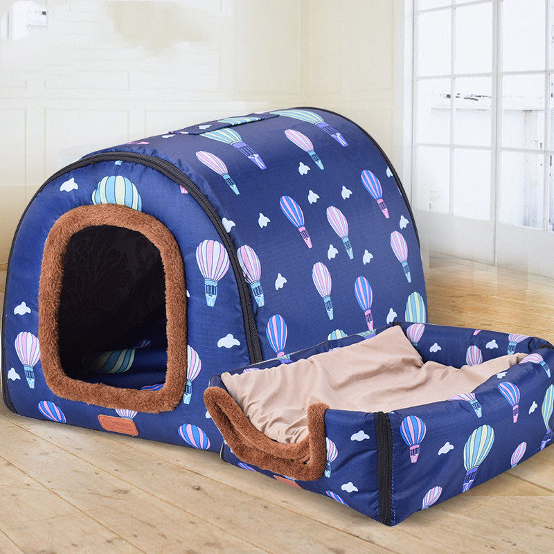 Pet Big Dog House Fully Removable Pet Kennel