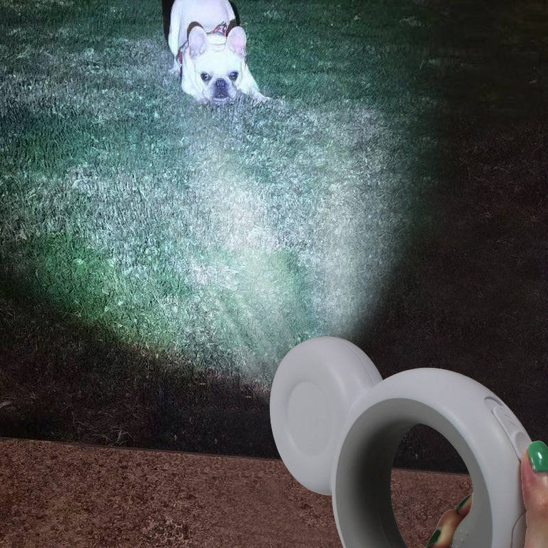 Pet Traction Rope With Lamp Trash Bag