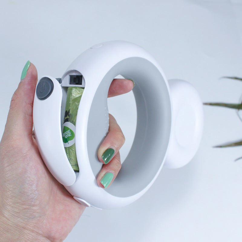 Pet Traction Rope With Lamp Trash Bag