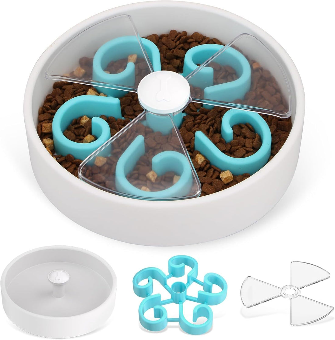 Maze Dog Food Puzzle Feeder For Dry Food