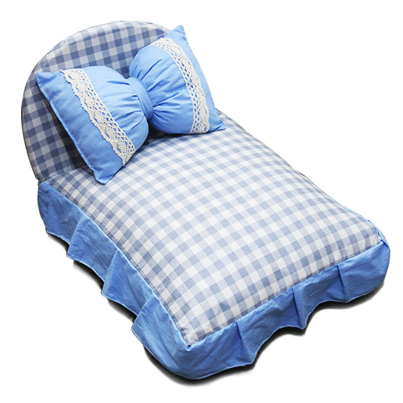 washable princess style pet bed