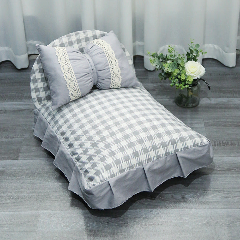 washable princess style pet bed