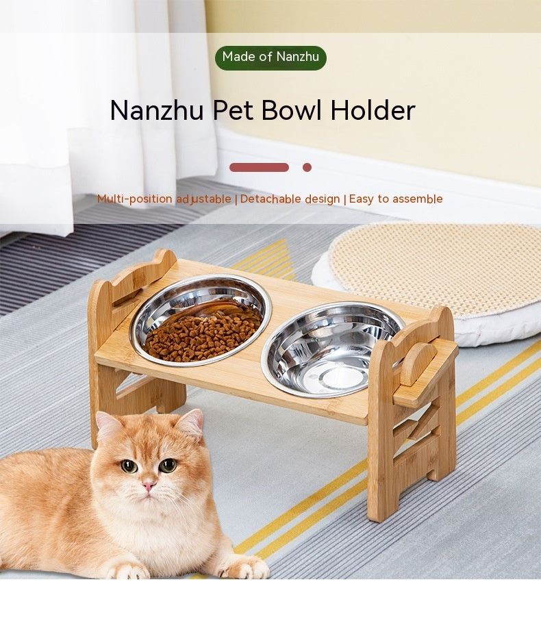 Food Bowl Bracket Stainless Steel Dining Trolley