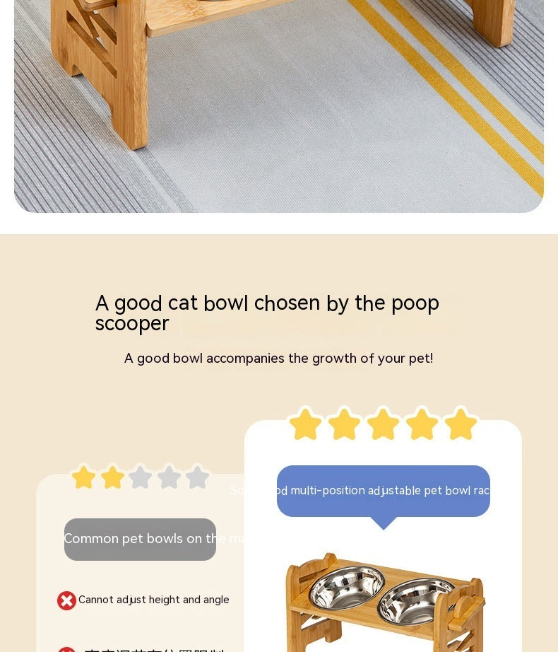 Food Bowl Bracket Stainless Steel Dining Trolley