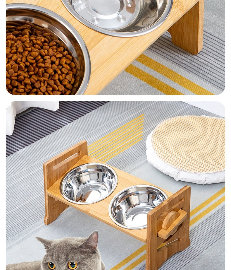 Food Bowl Bracket Stainless Steel Dining Trolley