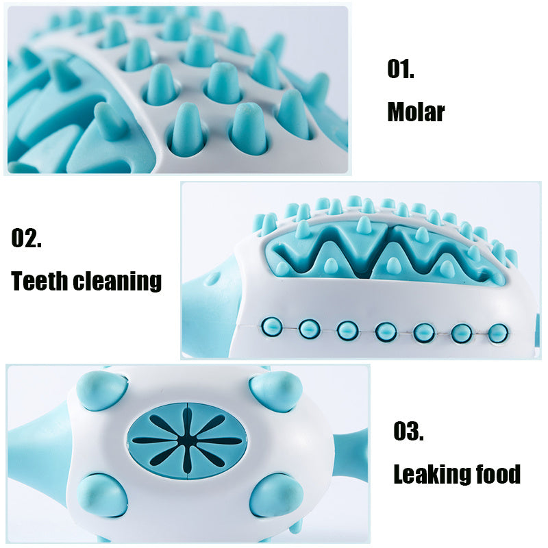 Pet Dog Interactive TPR Leaking Food Toys