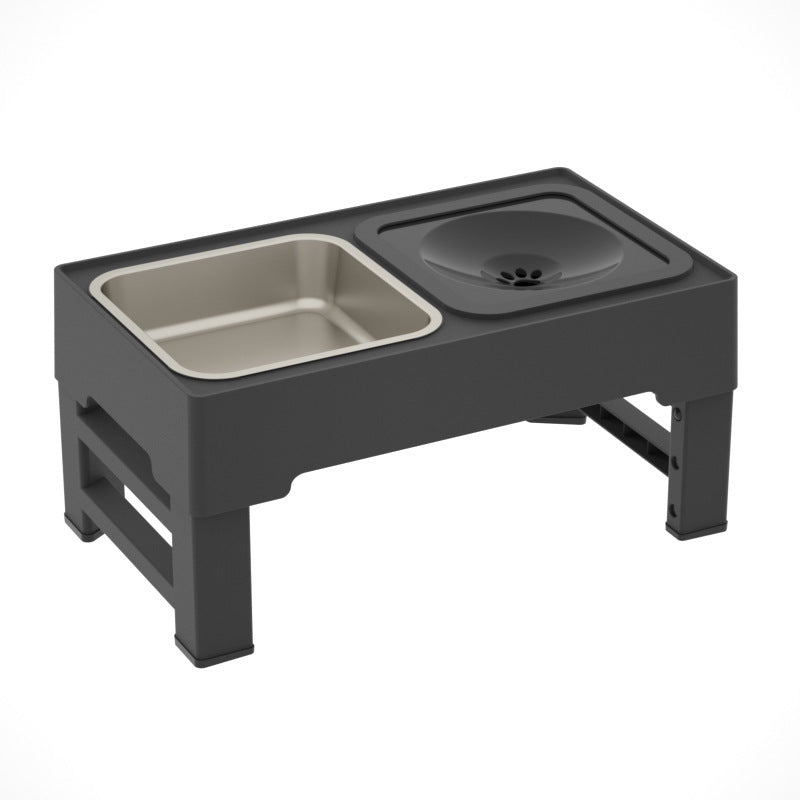 Adjustable Height Pets Feeding Dish Bowl