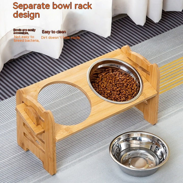 Food Bowl Bracket Stainless Steel Dining Trolley