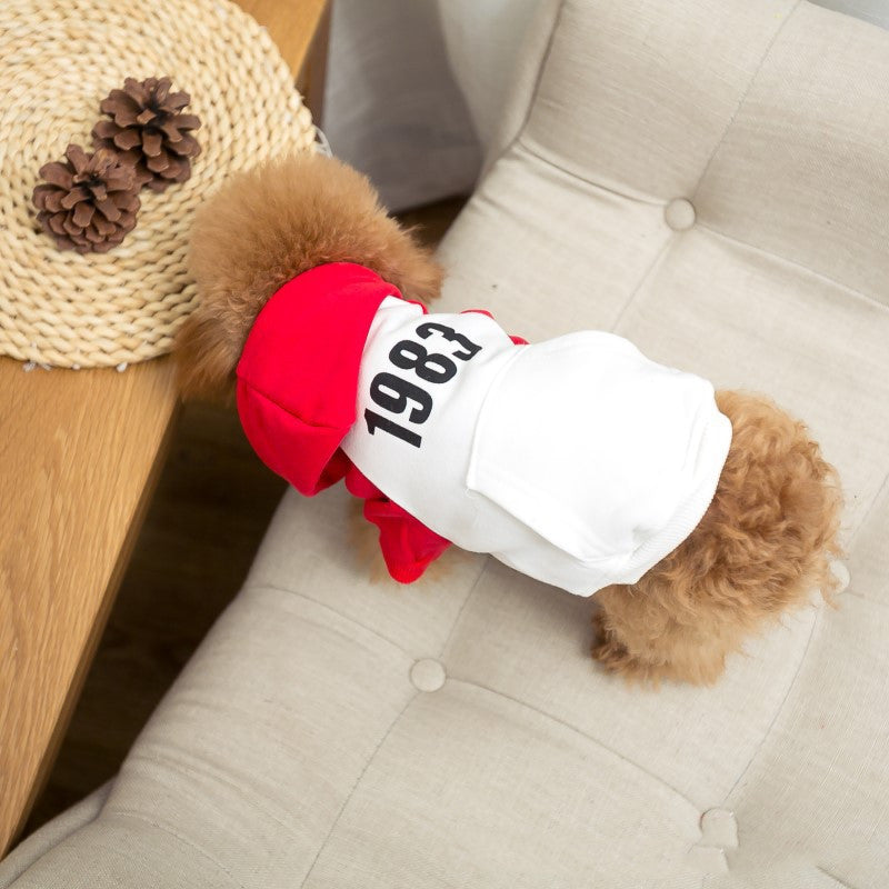 Two-legged Color Matching Fashion Pet Clothing
