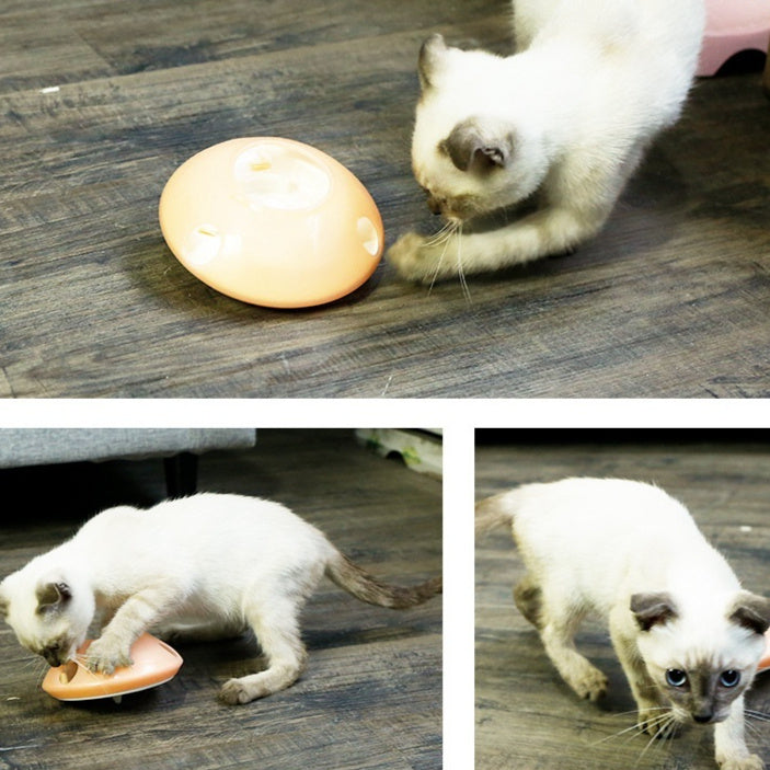 Pet Supplies Toy Cat Grab Basin Gyro Food Leakage