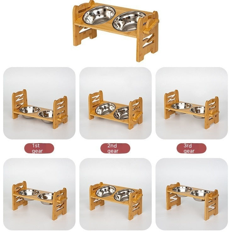 Food Bowl Bracket Stainless Steel Dining Trolley