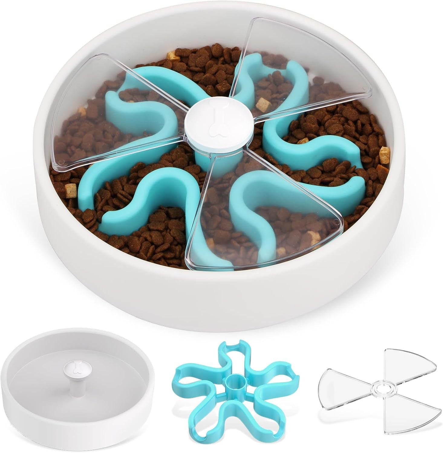 Maze Dog Food Puzzle Feeder For Dry Food