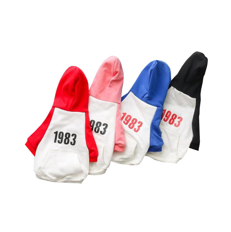 Two-legged Color Matching Fashion Pet Clothing