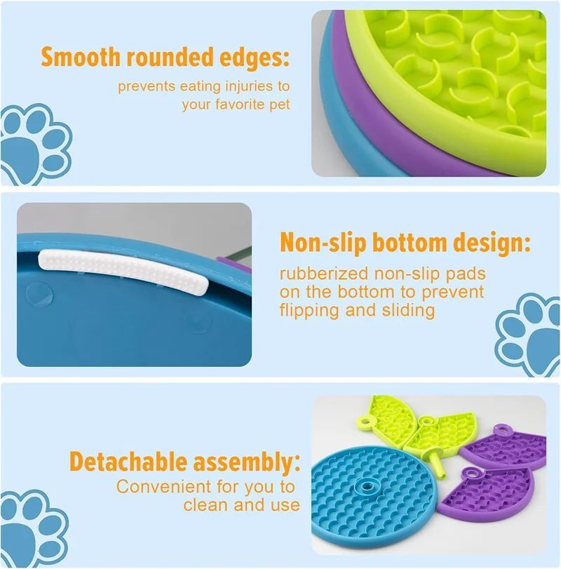 Pet Slow Food Bowl 3-Layers Puzzle