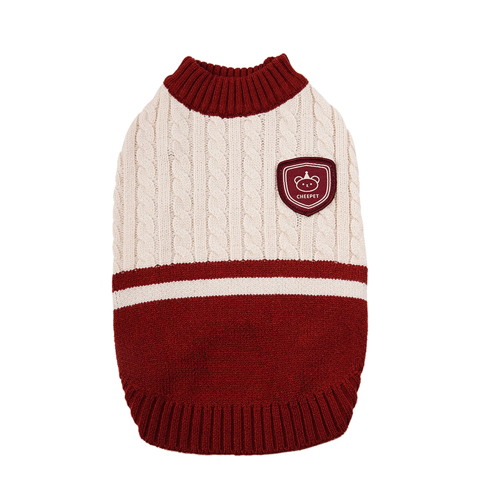 Preppy Style Dog Winter Warm Clothes