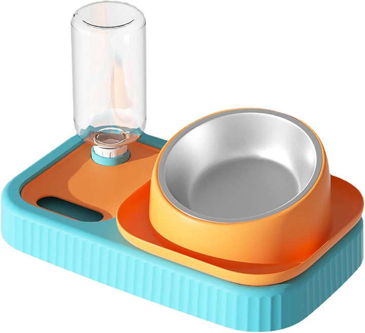 Pet Water Bowl Set Double Food Bowls