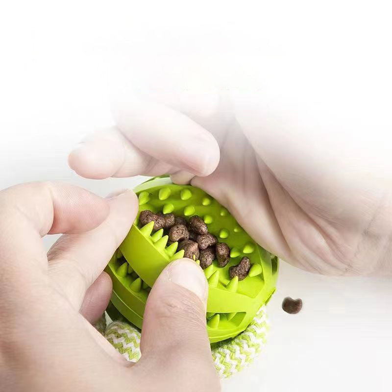 Dog Toys Treat Balls Interactive Hemp
