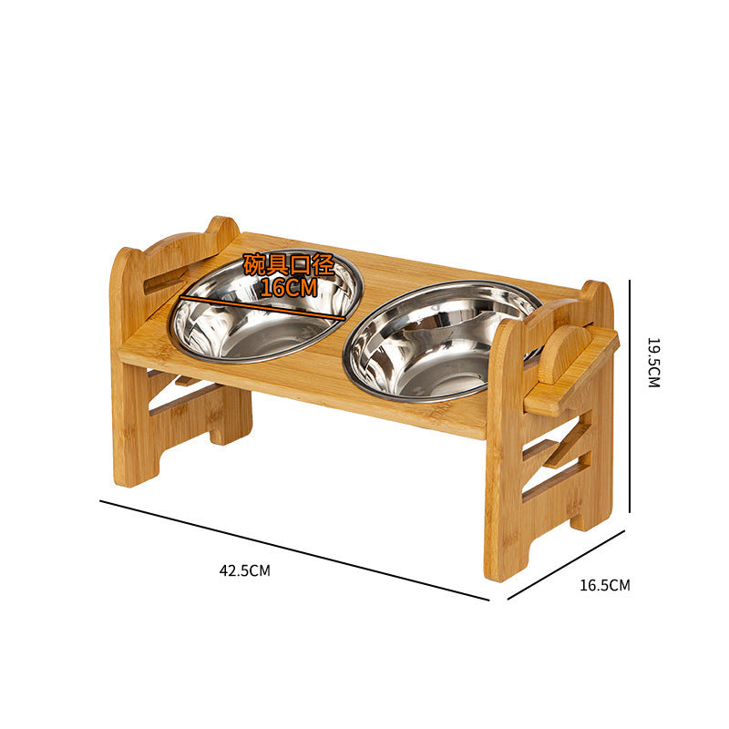 Food Bowl Bracket Stainless Steel Dining Trolley